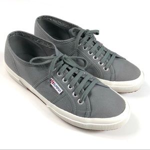 Superga Classic Canvas Gray Sneakers Men’s Sz 7.5